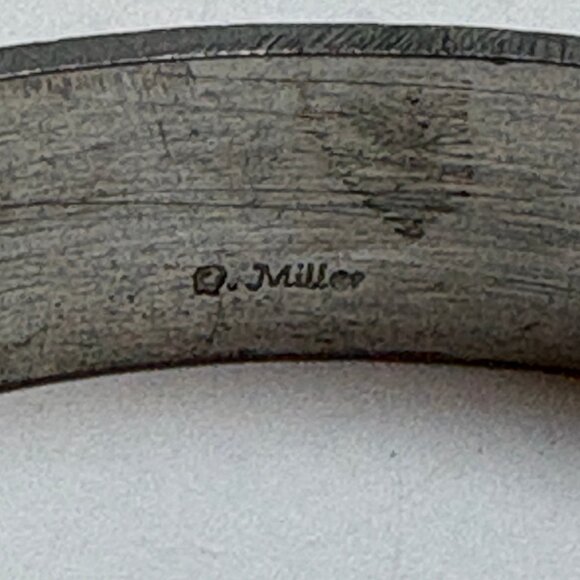 Q. Miller Artisan Bracelet – “Fierce” Pattern – Handcrafted Pewter & Mixed Metal - Picture 7 of 8